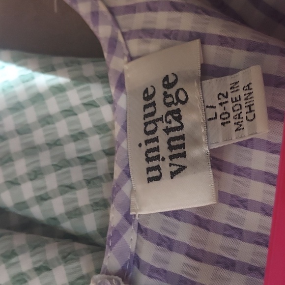 Checkered print dress like new - Picture 6 of 7